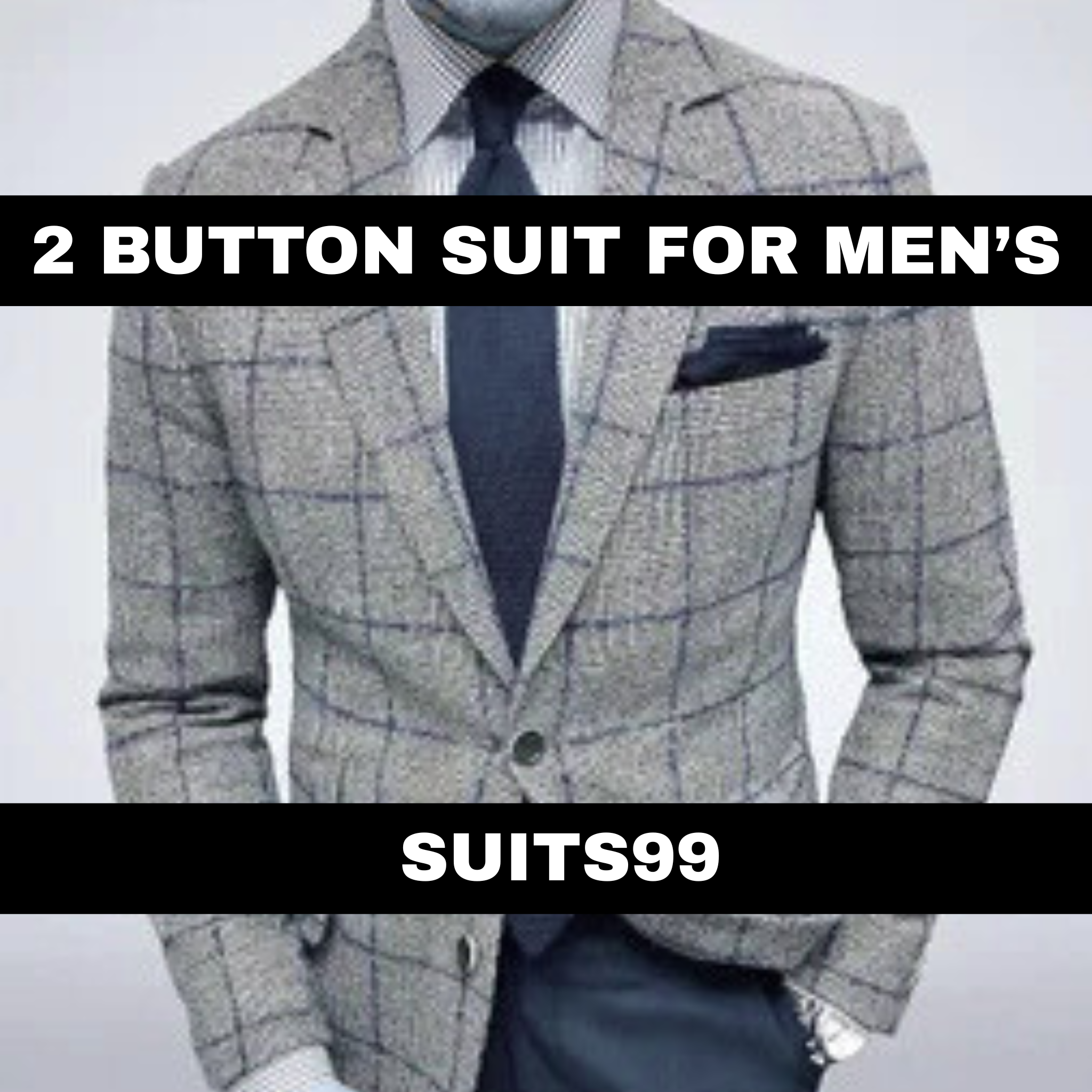 how to wear a two button suit