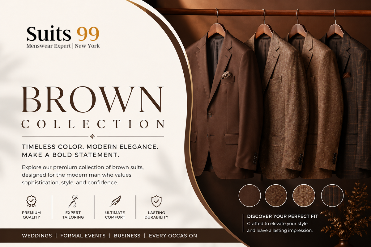 Brown Collection Suits: Timeless Elegance for the Modern Gentleman
