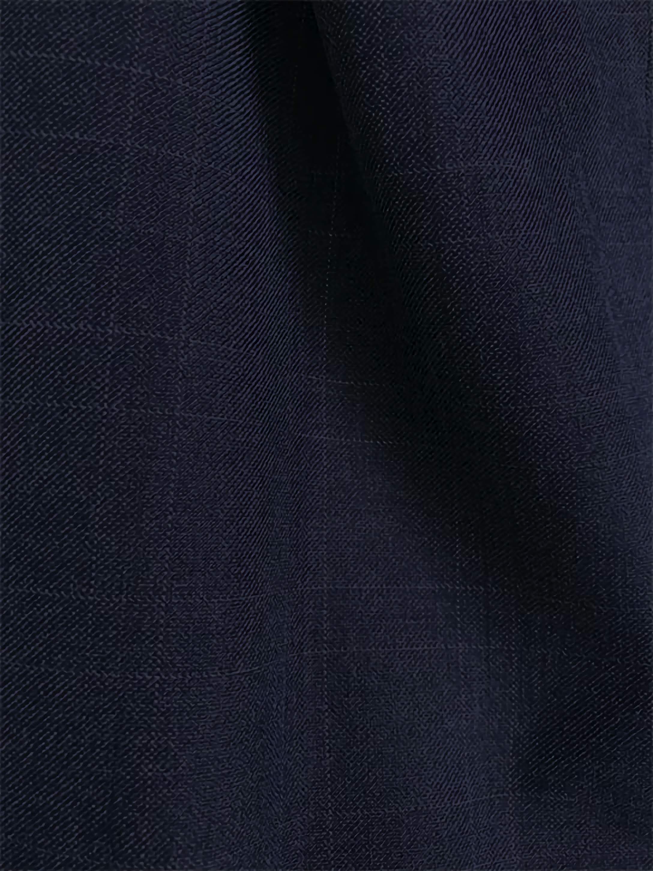 Olympic Collection - Glen Plaid Regular Fit Suit 3 Piece Navy Blue - Suits99