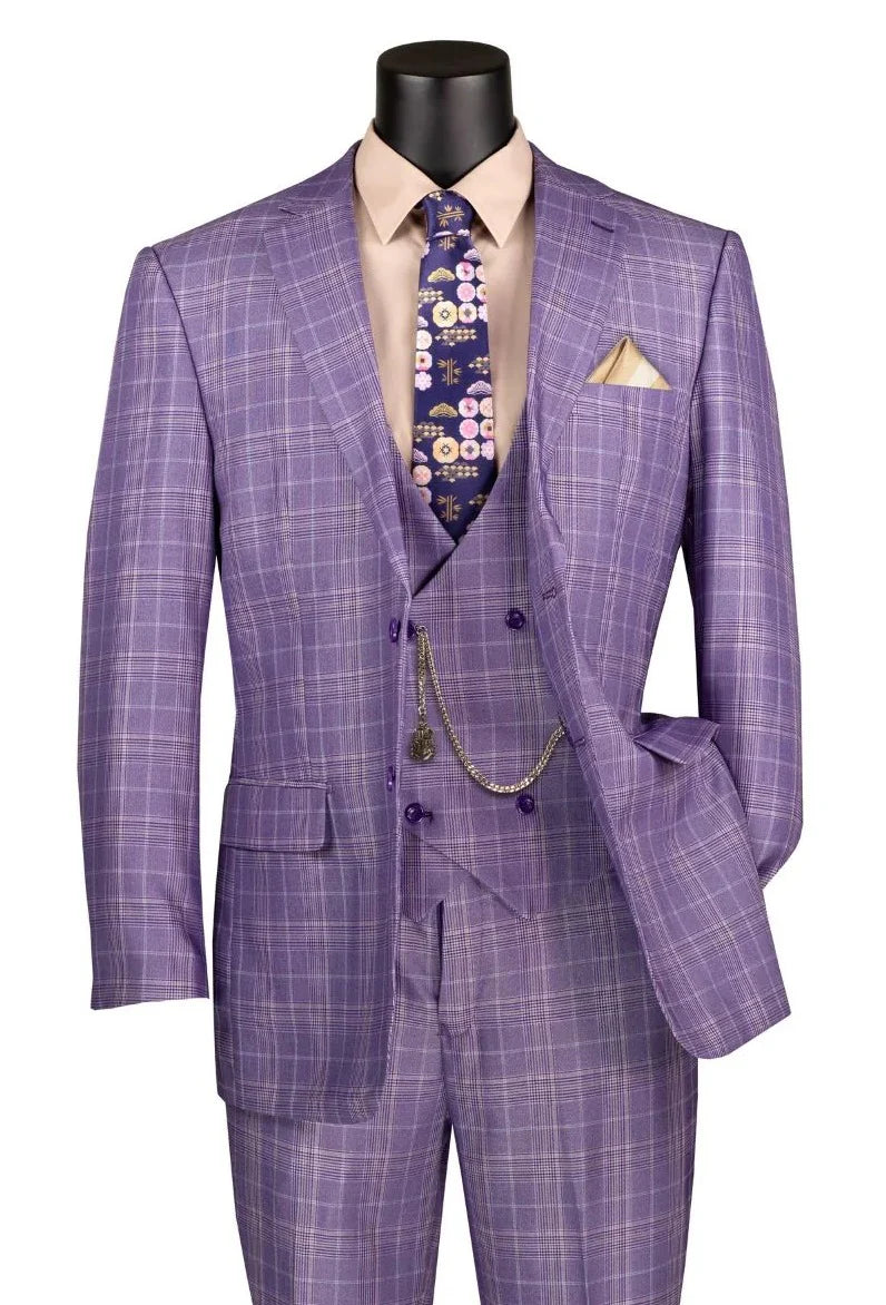fitted lace wedding dress Mens Porter Purple Slim Fit Blazer main image 0