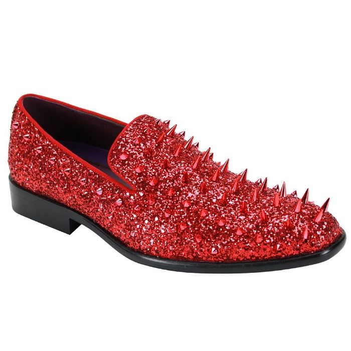 Red Spike Shoes