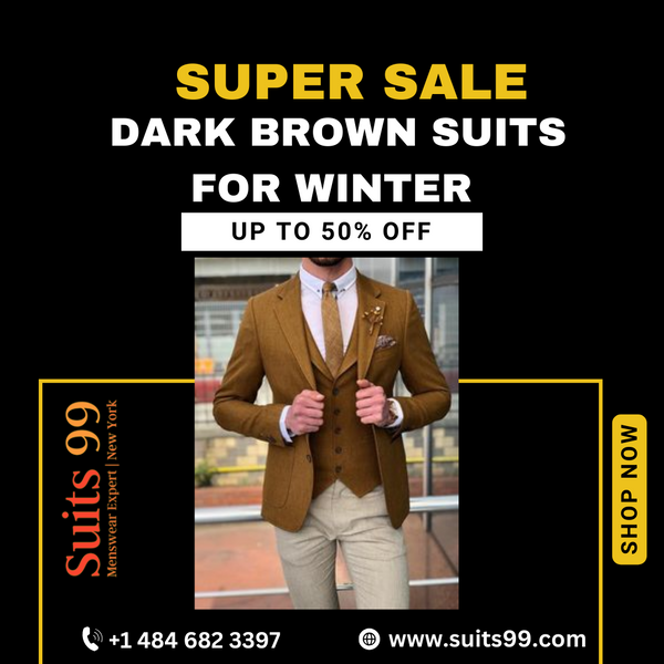 How to Choose the Perfect Dark Brown Suit for Winter Season?