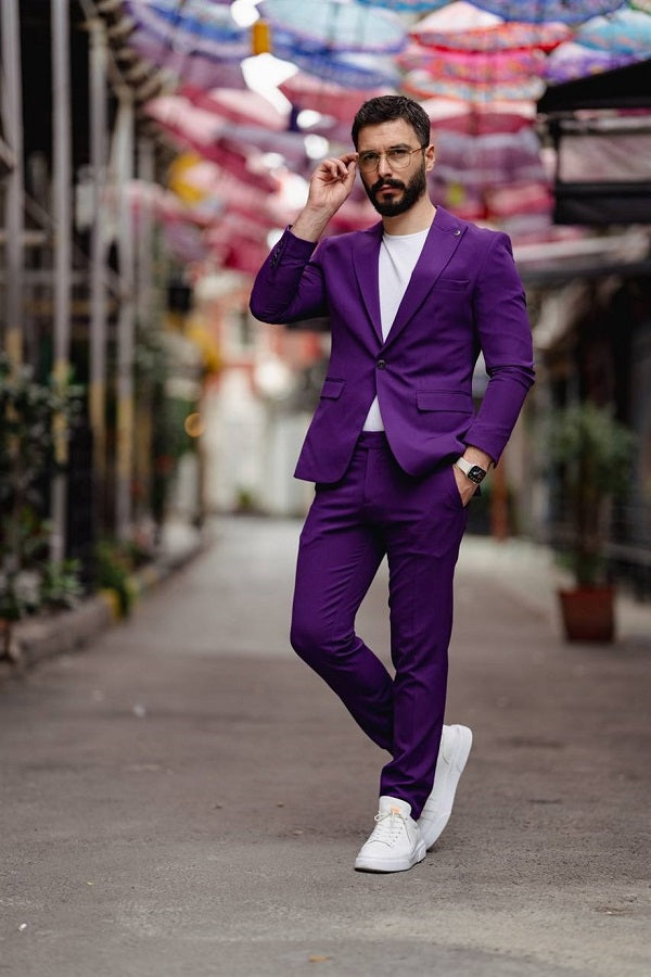 Elevate Your Wardrobe with Light Purple Suits for Men