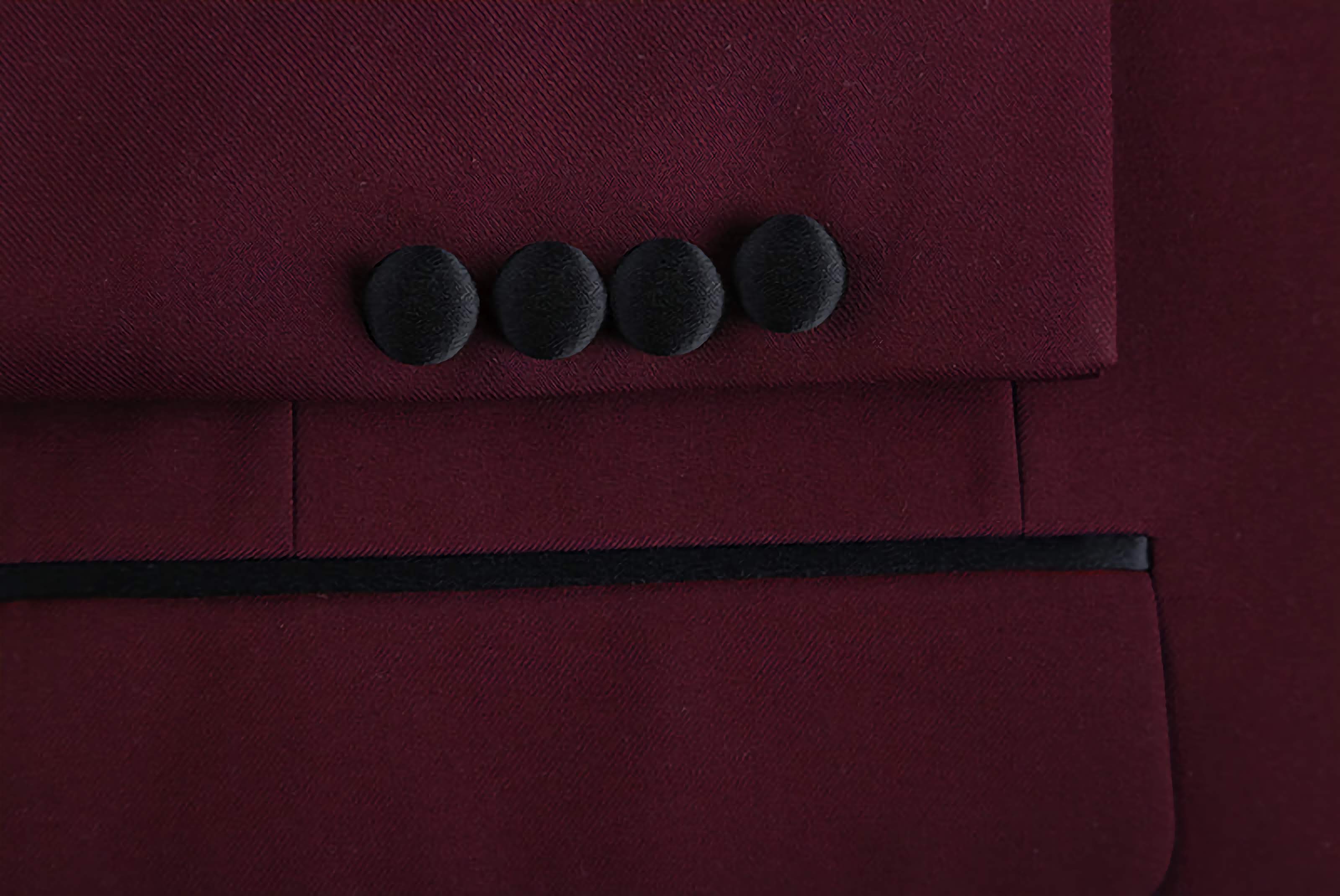 Burgundy 2 Piece Tuxedo Shawl Lapel Slim Fit