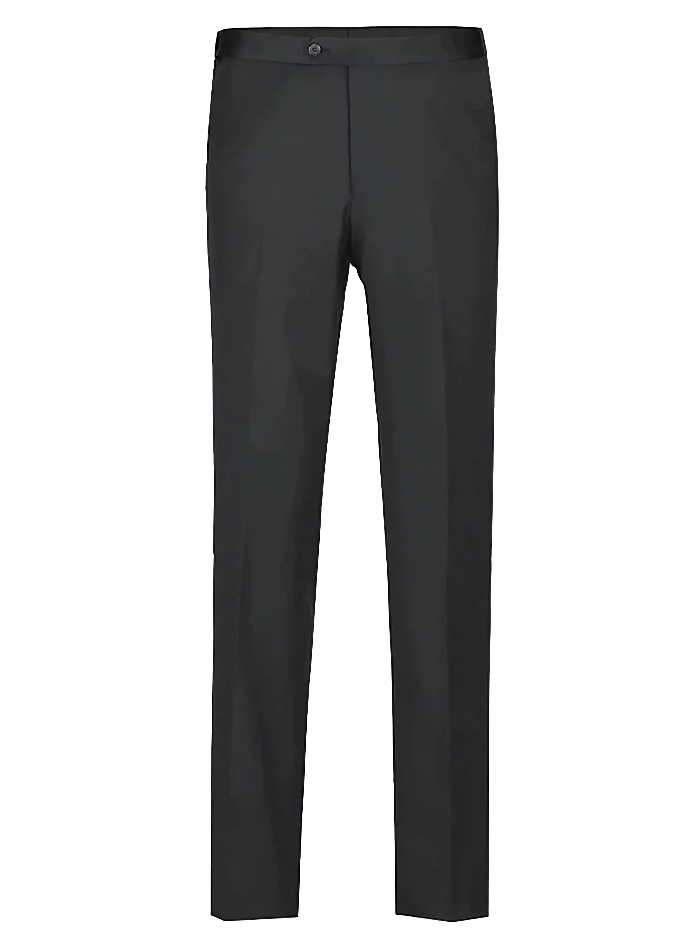 Classic Black Regular Fit 100% Wool Tuxedo Suit - Suits99