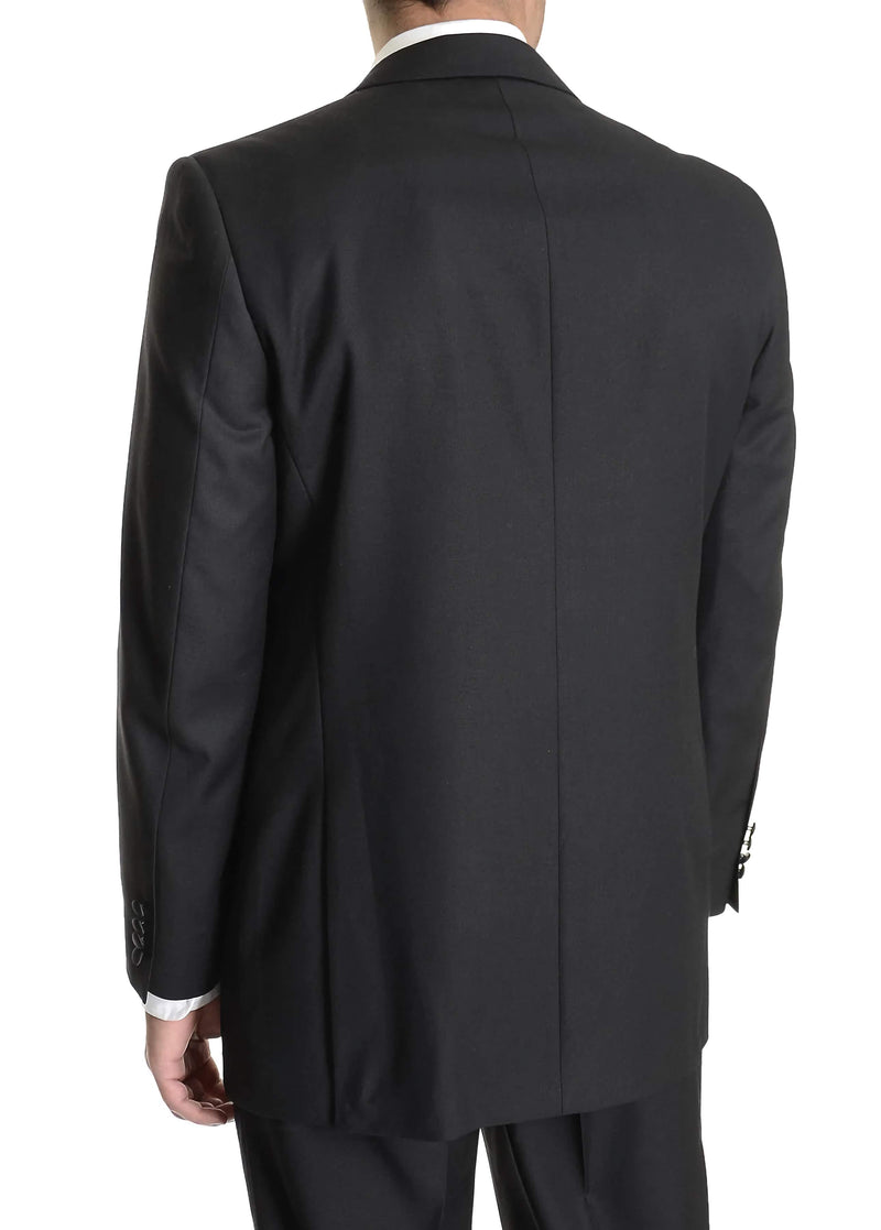 Classic Tuxedo 2 Piece Regular Fit In Black - Suits99