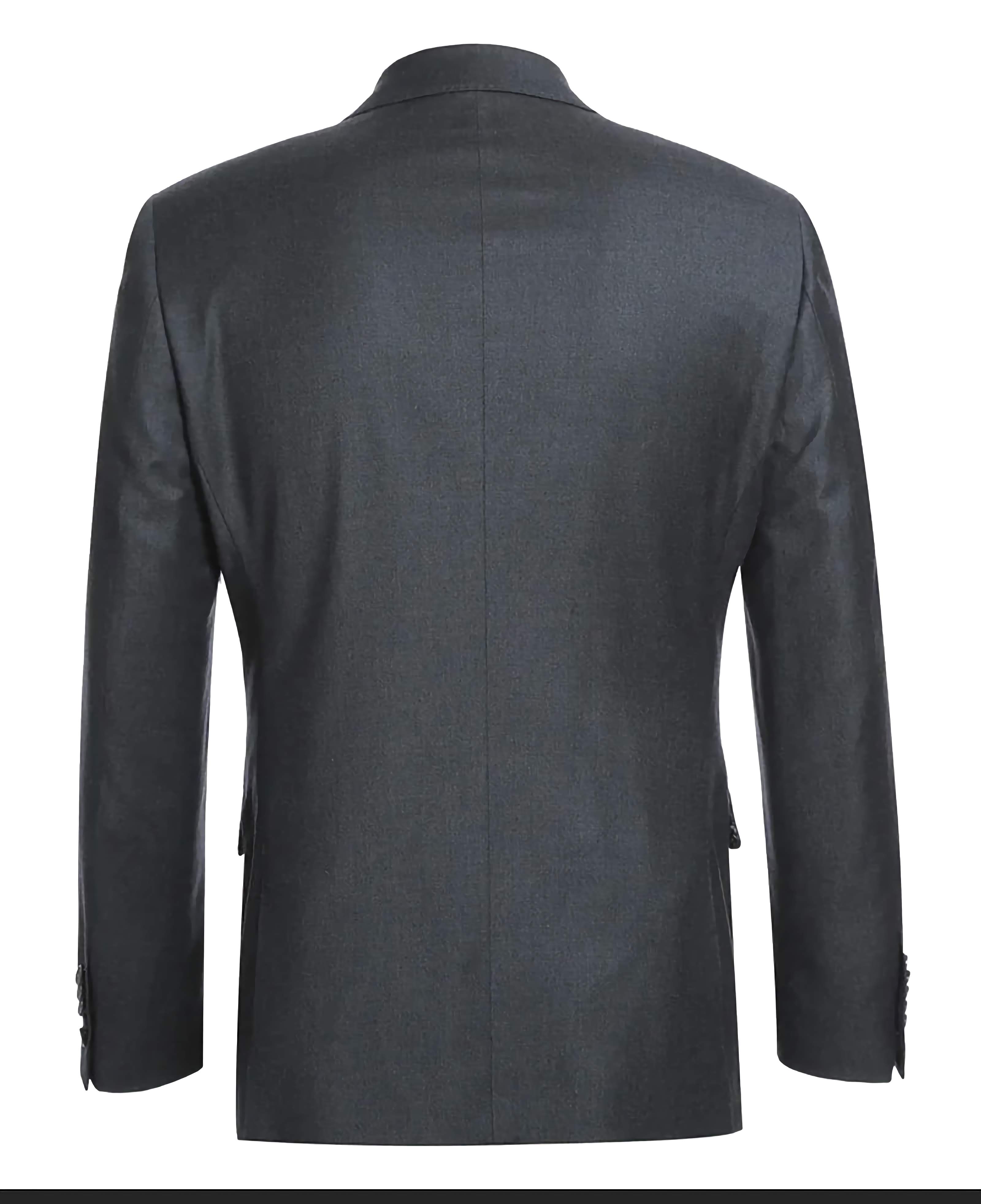 English Laundry Wool & Cashmere Slim Fit 2 Piece Suit in Charcoal - Suits99
