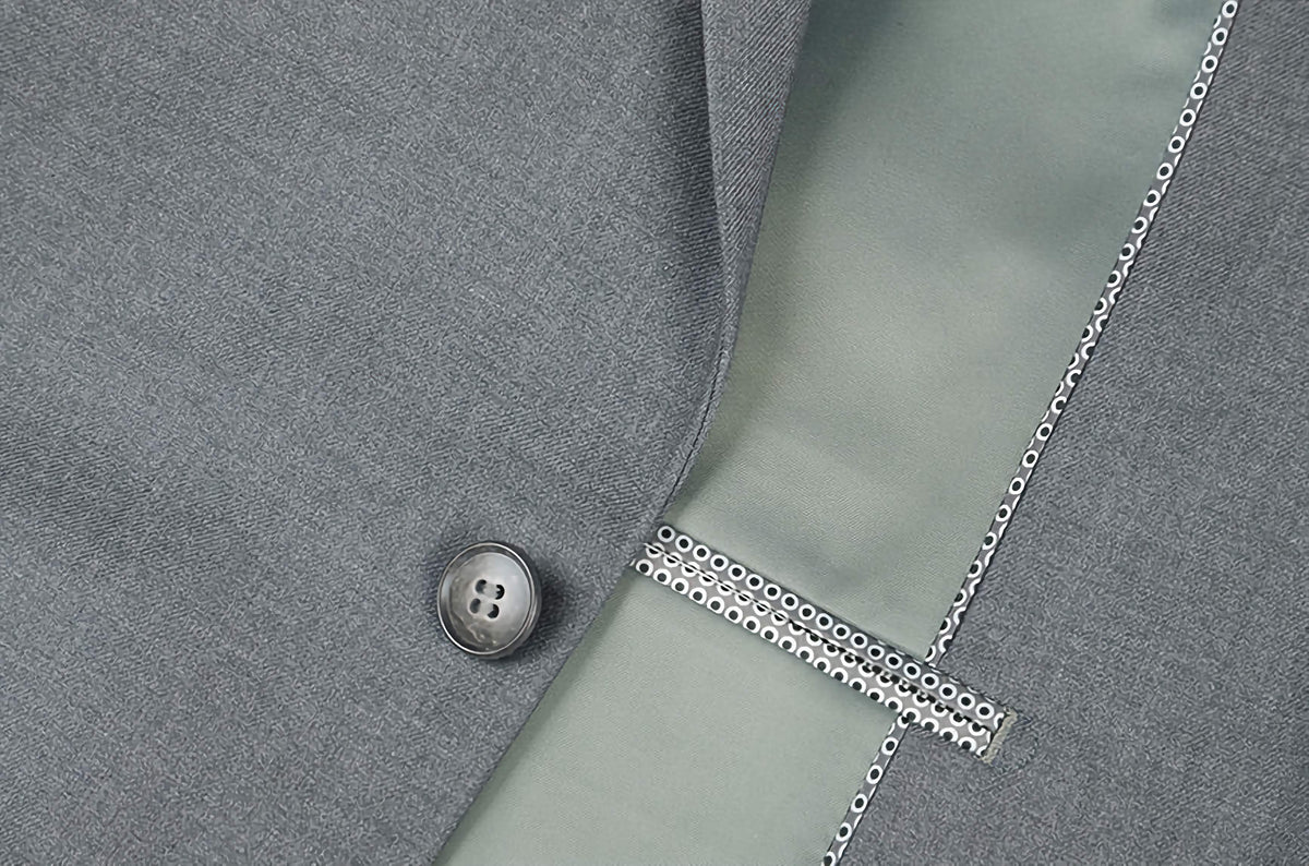Performance Stretch Suit 2 Piece Slim Fit in Gray - Suits99