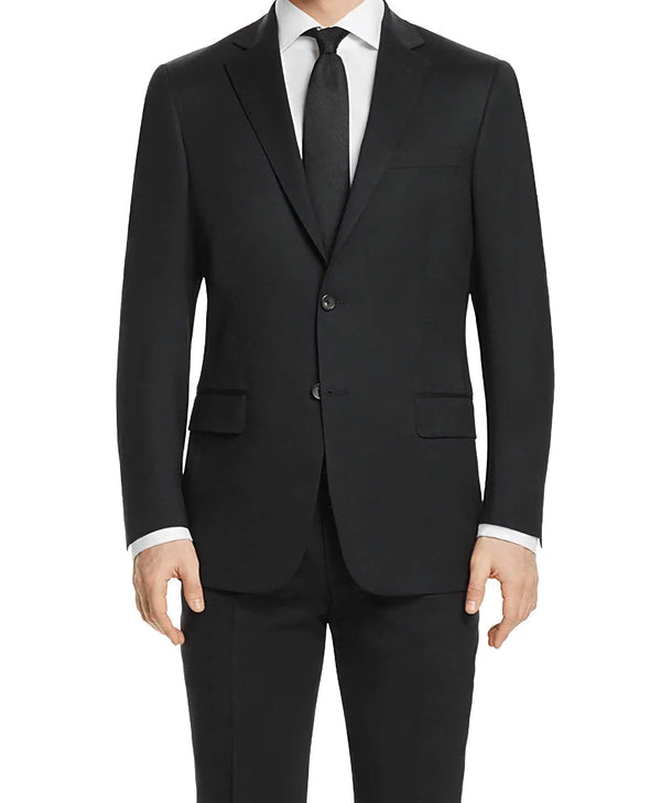 Regular Fit Suit 2 Button 2 Piece in Black