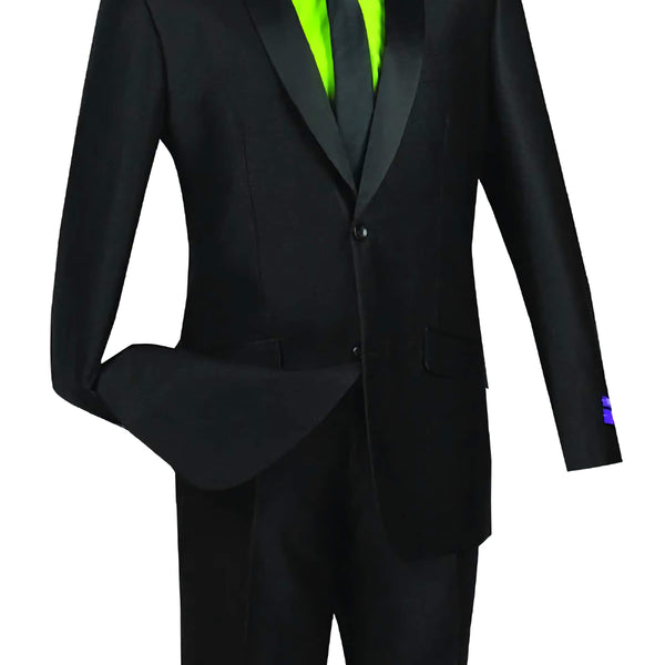 お手軽価格で贈りやすい Slim_Fit_Shiny_Sharkskin_Men_s トップス