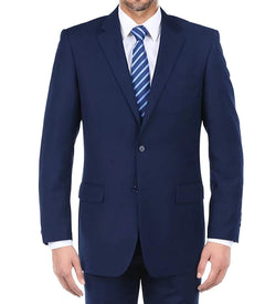 Vanderbilt Collection - Classic 2 Piece Suit 2 Buttons Regular Fit In Navy