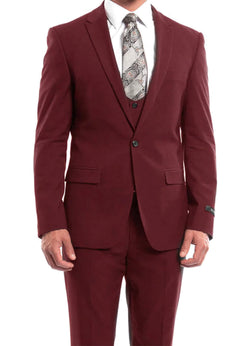 3 Piece Slim Fit Suit 1 Button