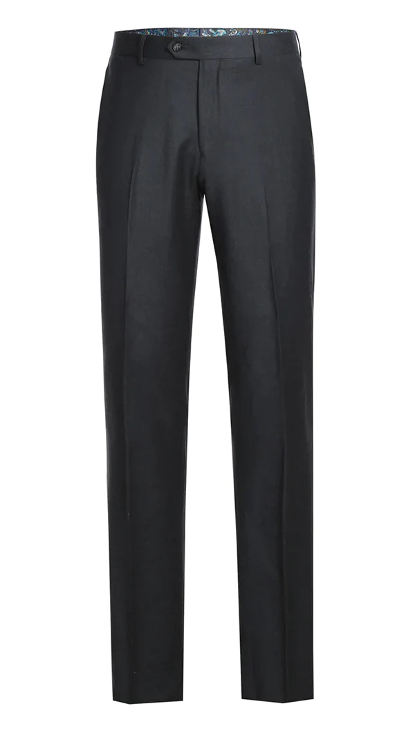 English Laundry Wool & Cashmere Slim Fit 2 Piece Suit in Charcoal - Suits99