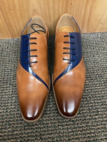 Tan/Navy Dress Shoes